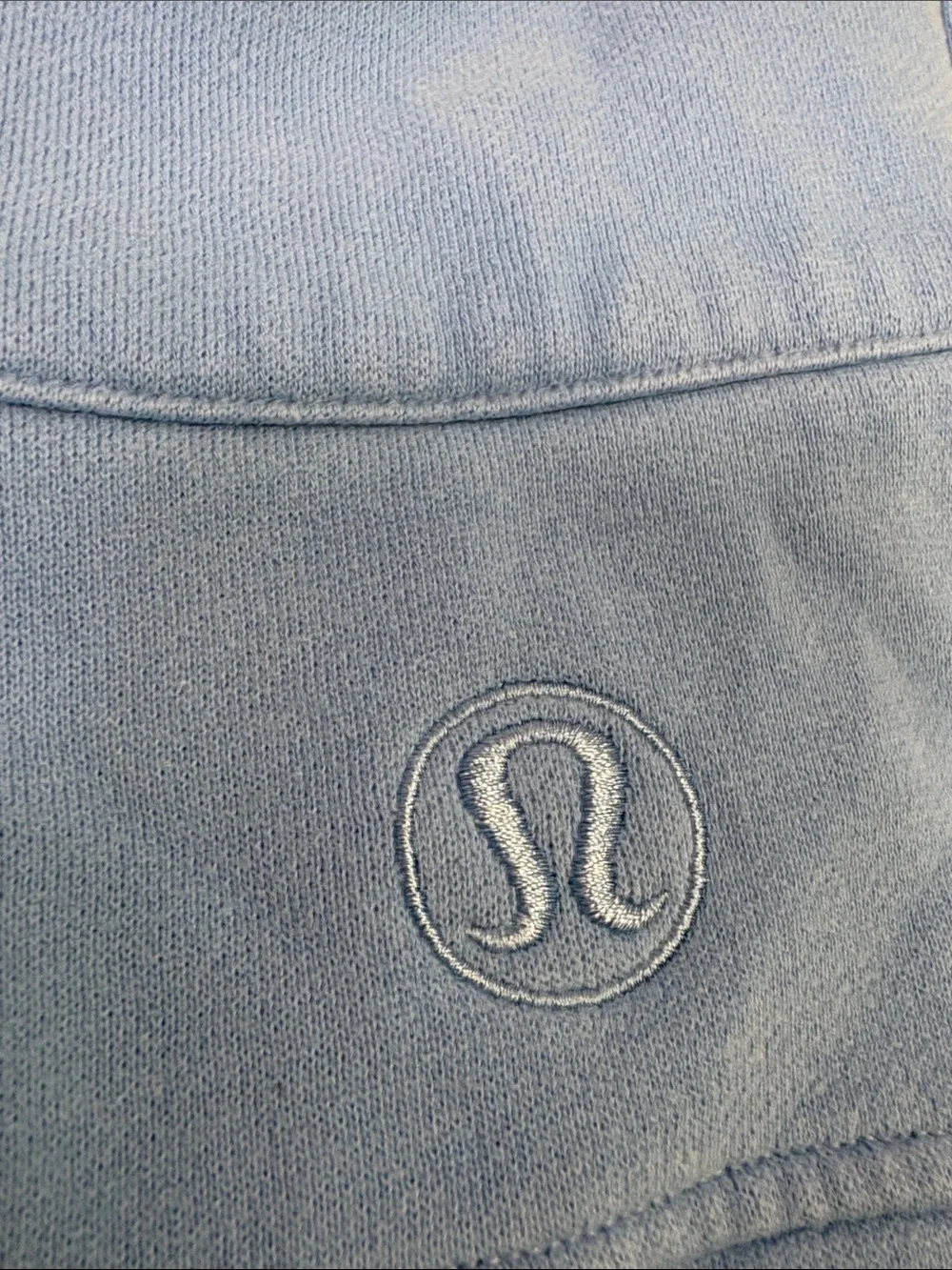Lululemon Scuba Oversized Funnel-Neck Half Zip Aero Blue M/L